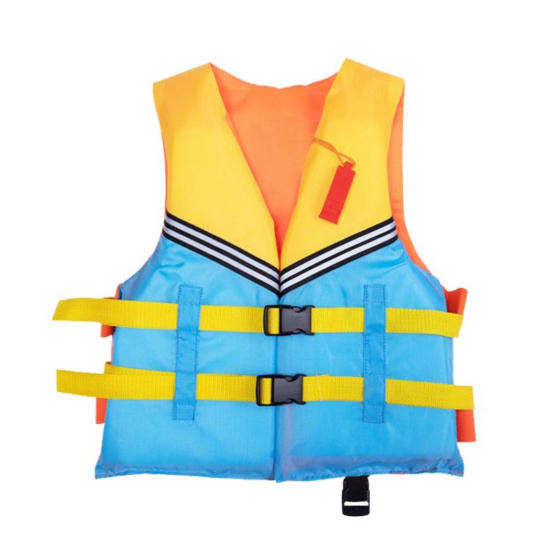 Portable Kids' Swimming Buoyancy Vest - Stylish, Safe Life Jacket for Boys