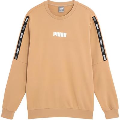 Sports Leisure Series Pullover Comfortable Round Neck Sweatshirt Men Sweatshirt Light-Yellow 673841-17