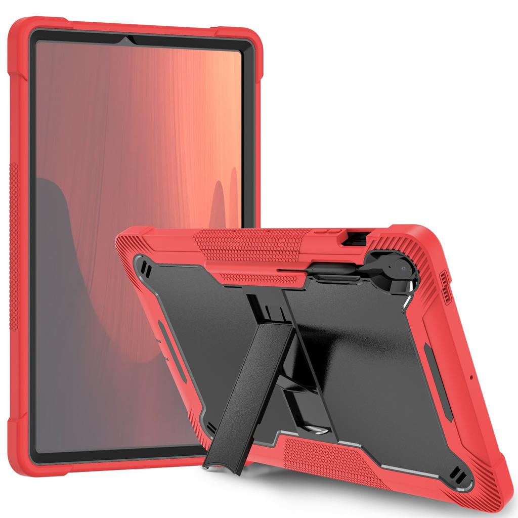 For Samsung Galaxy Tab S10 FE+ Case Kickstand Silicone + PC Impact Protective Tablet Cover