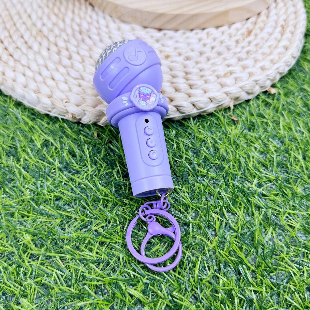 Children'S Microphone Keychain, Multifunctional Recording Microphone, Bag Pendant, Funny Stress-Relief Children'S Day Gift, Special Small Gift