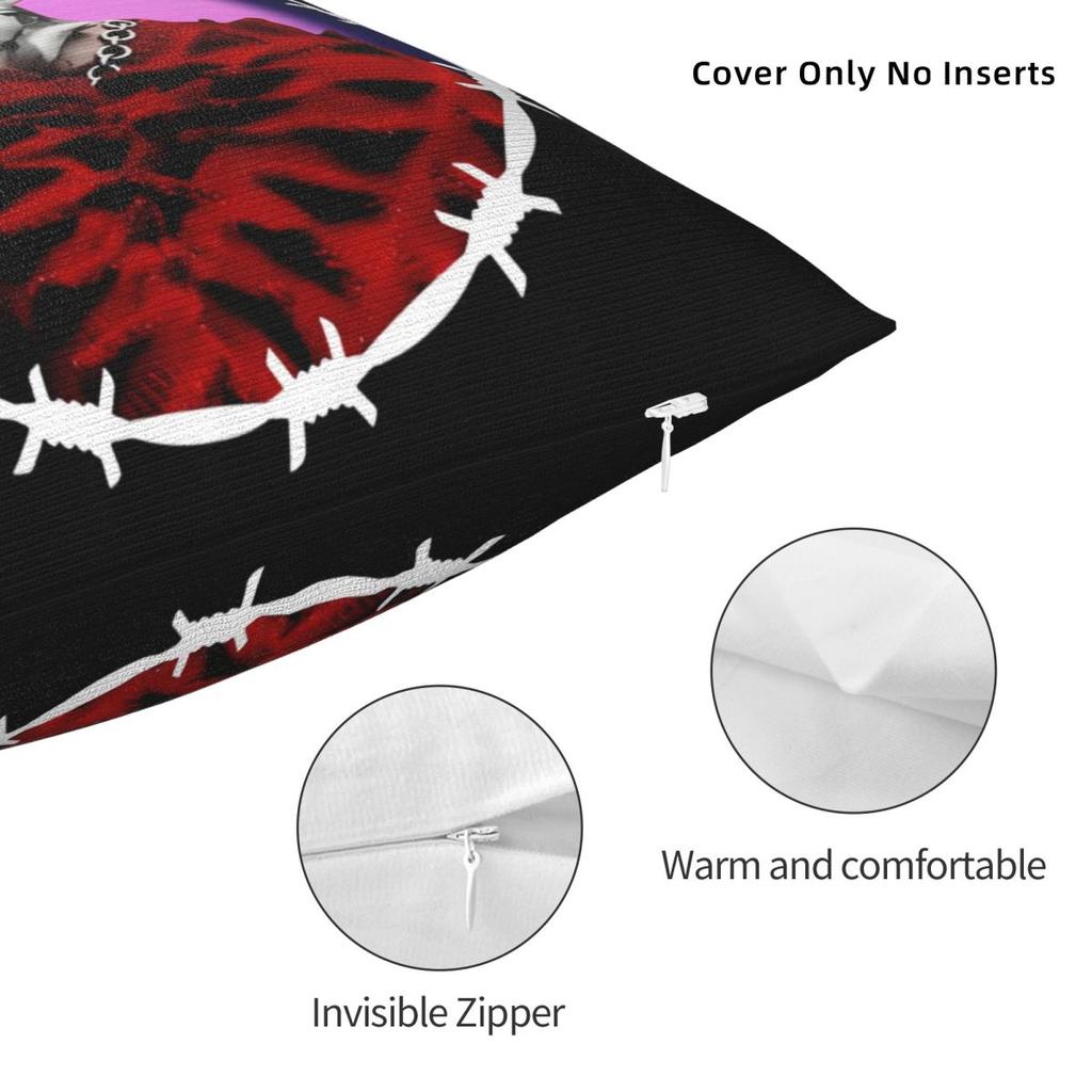 Pop Art Rauw Alejandro Pillow Case Cushion Cover Vintage Polyester Decor Pillowcase for Seat 45*45cm