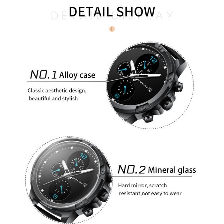 CRRJU-2142 Men's Six-pin Sports Watch Men's Watch Large Strap Watch Men