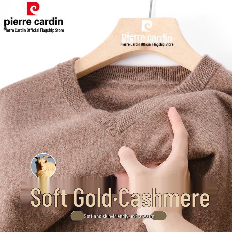 Pierre Cardin Men's V-Neck Cashmere Sweater