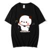 Anime Cartoon Panda Bear Bubu and Dudu T Shirt Kawaii Graphic Printed T Shirt Fashion Crew Neck Plus Size T Shirt Unisex