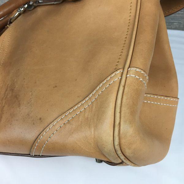 Coach Handtasche aus Leder Braun mit Quaste(GEBRAUCHT)
