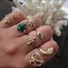 Trending Retro Snake Rhinestone Ring: Elegant, Stackable Jewelry for Stylish Looks