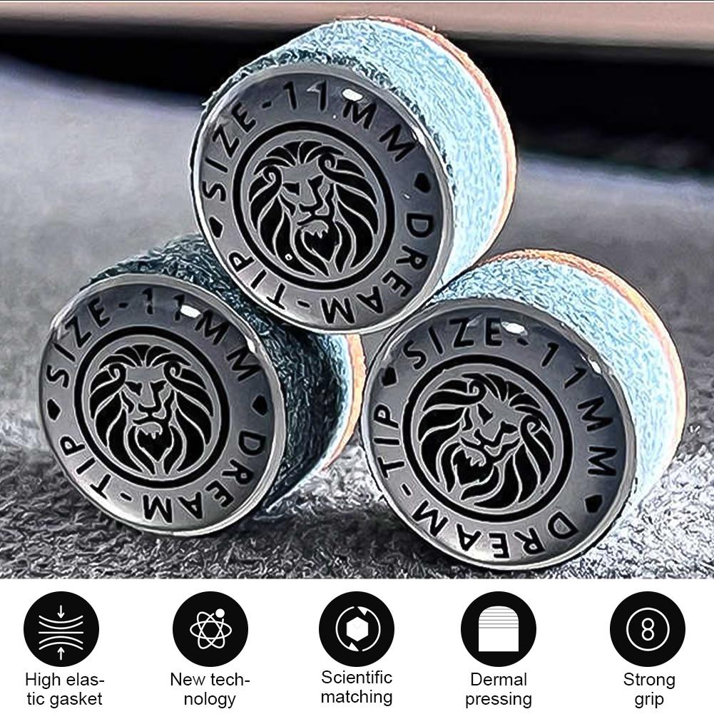 1PC 11MM Multi-Layer Billiard Cue Tip High Elastic Professional Club Head Accessories Billiard Training Supplies
