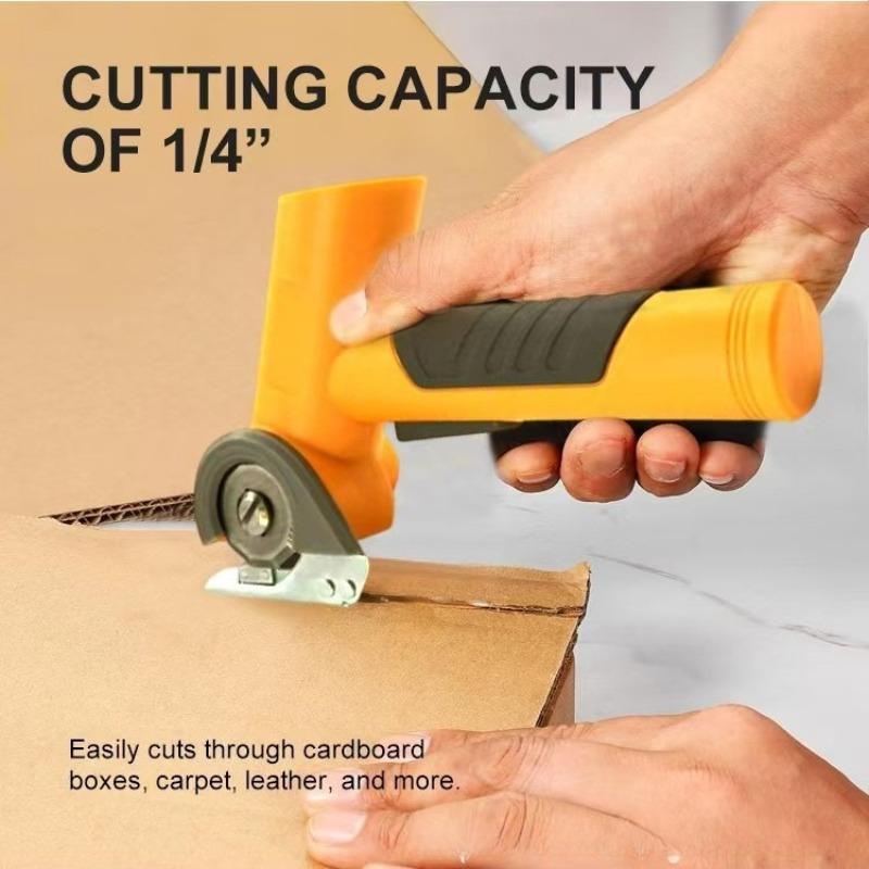 

Electric Cloth Cutting machine Rechargeable Cloth Cutting Tungsten Steel Electric Scissors Fabric Leather Paper Trimming shear 3.6V