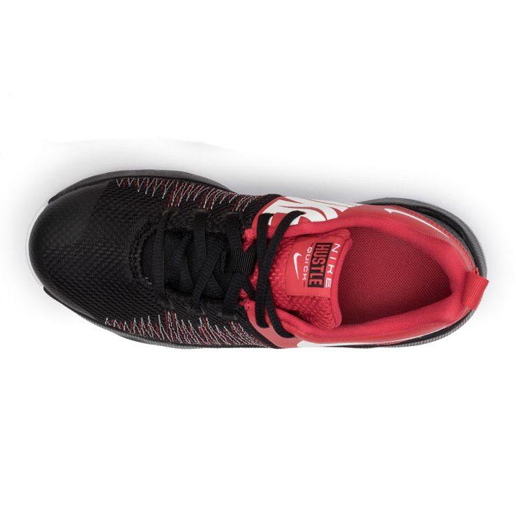 Nike Team Hustle Quick 'Black Red' GS 922680-002