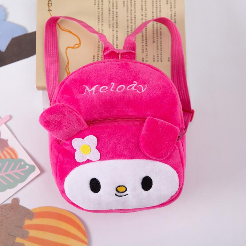 New Cross-Border Toddler Plush Backpack & Coin Purse for Ages 1-4 - Cartoon Design, Lightweight