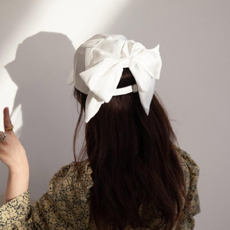 Oversize Bowknot Baseball Caps Comfortable Beach Getaways Summer Hat for Adult