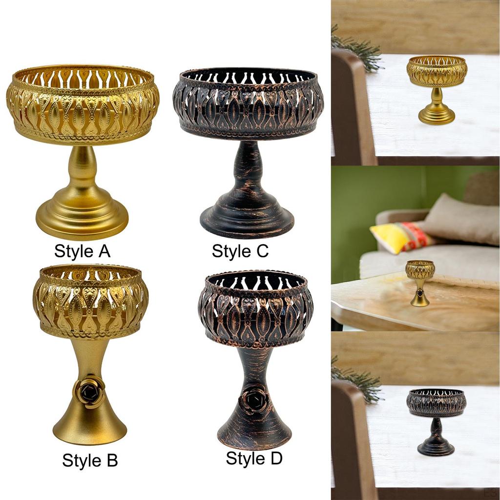 Candle Holder Serving Tray for Practical Use As a Table Centerpiece and Snack Storage In Hotels or