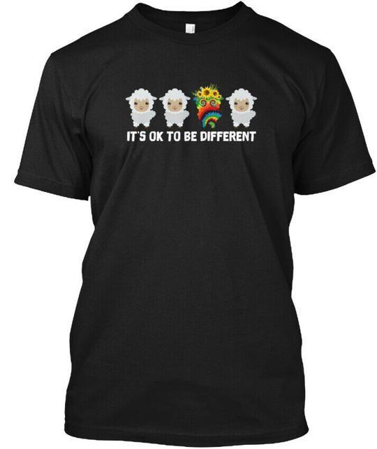Sheeps Cute Its Ok To Be Different Shi T-Shirt Made in the USA Size S to 5XL 2XL