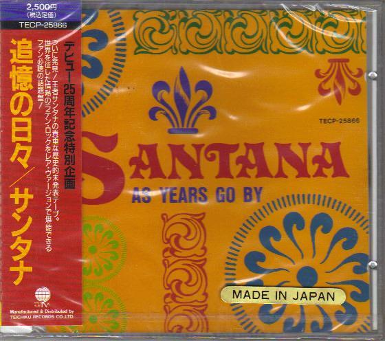 

CD SANTANA - Days of Remembrance TECP25866 Overseas Record 1991 Japan Rock Used