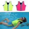 High Buoyancy Kids Swimming Vest With Waterproof Zipper And Adjustable Belt