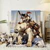 Cool Frank Frazetta Art Throw 240G Flannel Blanket Lightweight Soft Skin-Friendly Summer Thin Throw Blanket