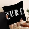 The Cure Rock Band Office Cushion Pillowcase Car Cushion CoverXCM Lumbar Pillowcase Sofa Pillowcover