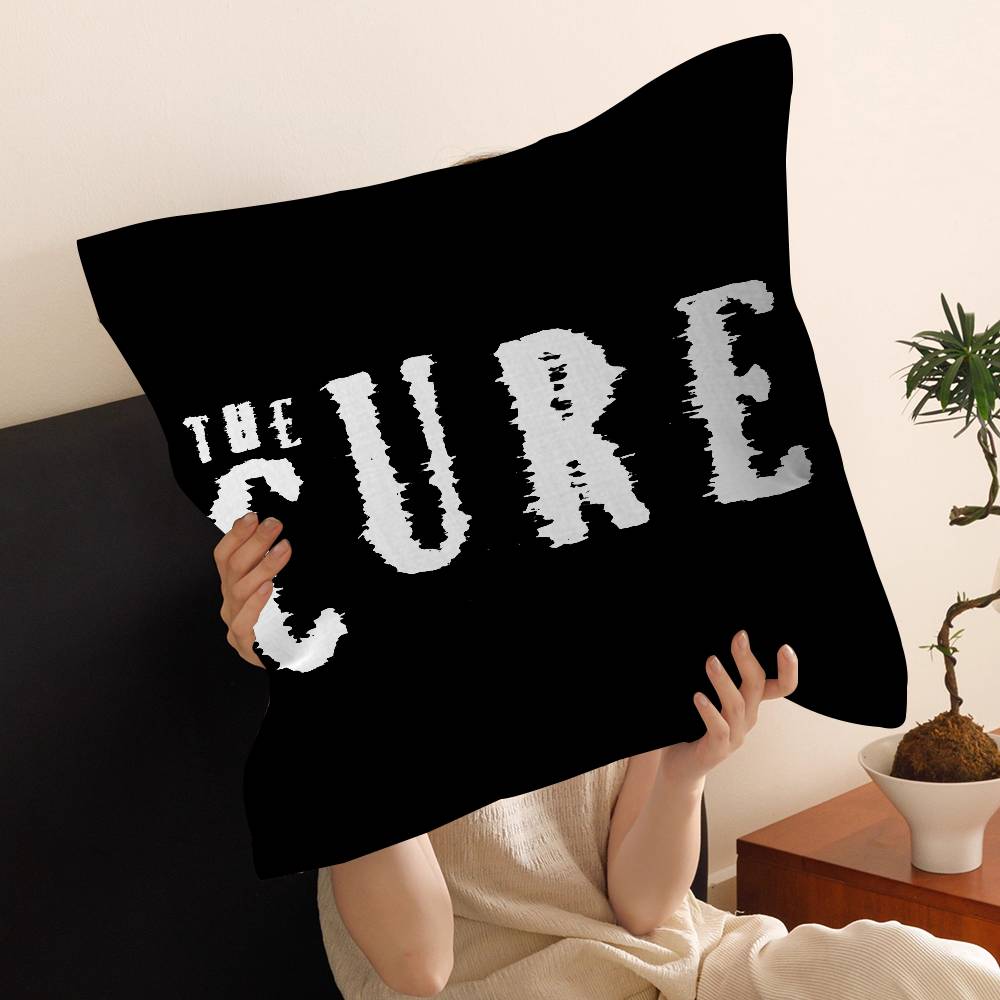 The Cure Rock Band Office Cushion Pillowcase Car Cushion CoverXCM Lumbar Pillowcase Sofa Pillowcover
