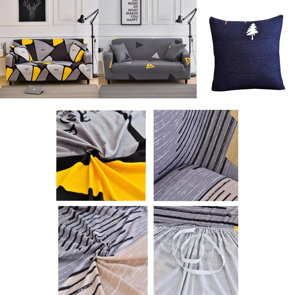 Hochelastischer und rutschfester Sofabezug Stretch-Überwurf für stilvolle Wohnzimmer