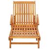 VidaXL Chaises longues 2 pcs avec coussins Bois d'acacia solide