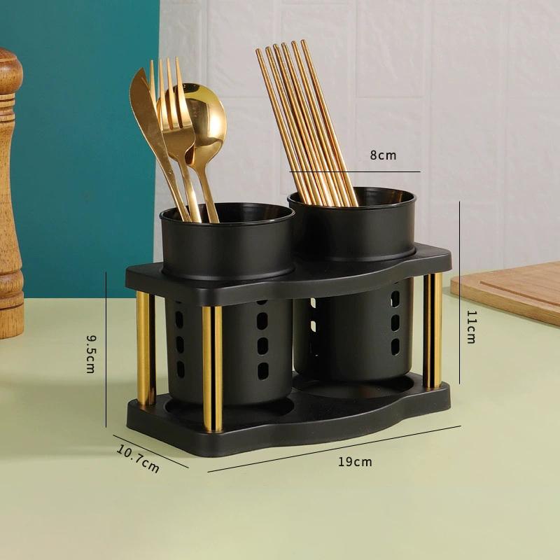 Cutlery Organizer Kitchen Fork Spoon Drain Storage Holder Detachable Dinnerware Tableware Drainer Storage Box Kitchen Organizer