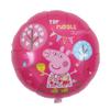 Licensed Peppa Pig Aluminum Foil Happy Birthday Balloon Decoration