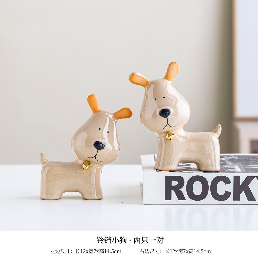 Jingdezhen Creative Ceramic Ornament Desktop Simplicity Niche Cute Porcelain Living Room High End Small Decoration