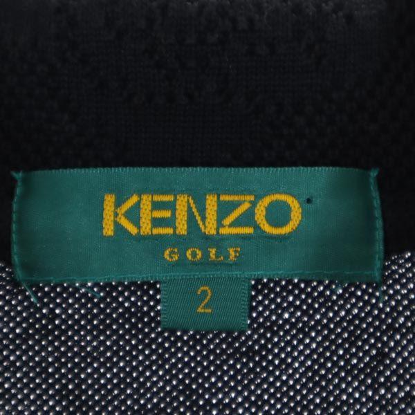 KENZO GOLF Années 90 Polo manches longues 2 Marine Femme Occasion