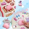 This is a Get a set of 6 for this 3D squishy animal butt stickers with a soft Perfect for sticker DIY cell and Cute animal A great gift for school