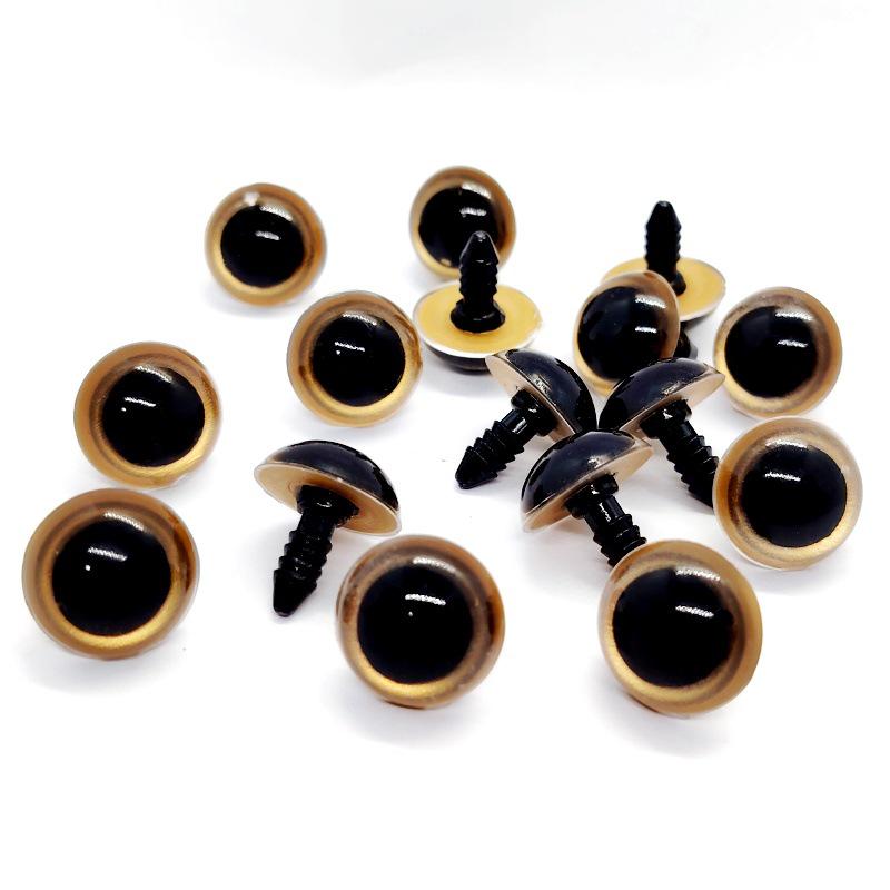 

Gold Eagle Crystal Eyes Toy: Two-Dimensional Bird Animal Specimen Simulation Doll 8mm (100 pieces per pack)