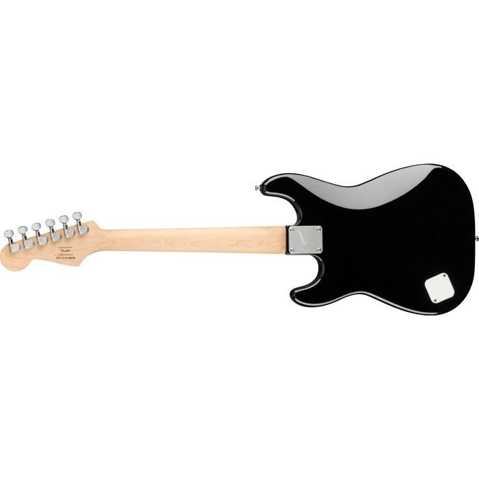 Squier by Fender Electric Guitar Mini Strat®, Laurel Fingerboard, Black, with Soft Case