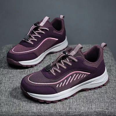 Mesh Atmungsaktive Schuhe für Damen Frühling Herbst Lila Damen Schuhe Schnürschuhe Neuheit 2025 Ästhetisch im Angebot Vulkanisierter Schuh