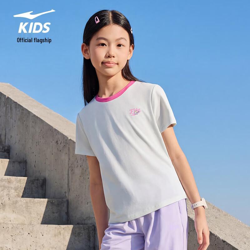 ERKE Girls' Cooling Short Sleeve T-Shirt
