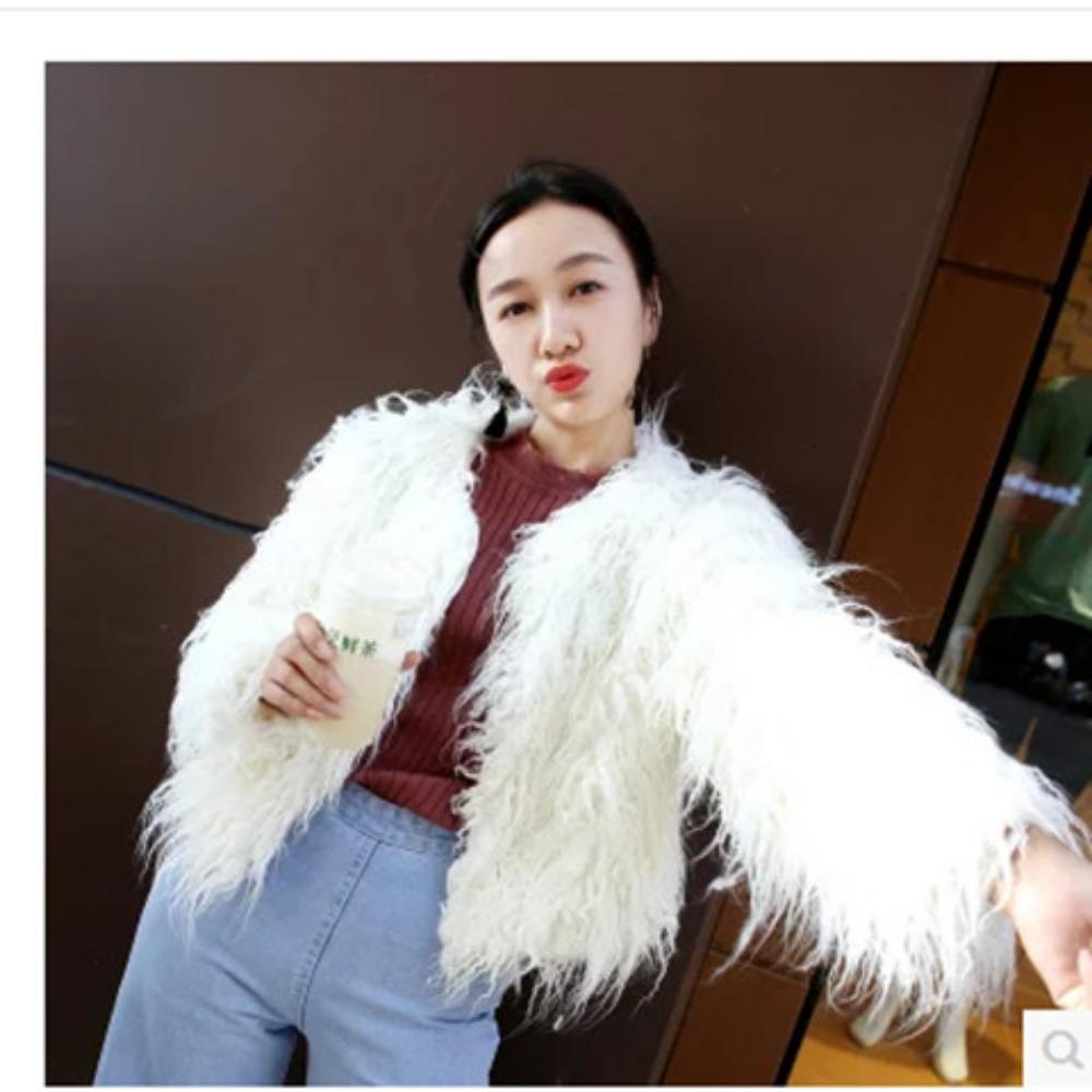 Wool Short Imitation Fur Coat Women's Versatile Sheep Curly Hair Women's Loose Wool Coat