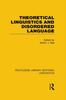 Kniha Theoretical Linguistics and Disordered Language (RLE Linguistics B: Grammar)