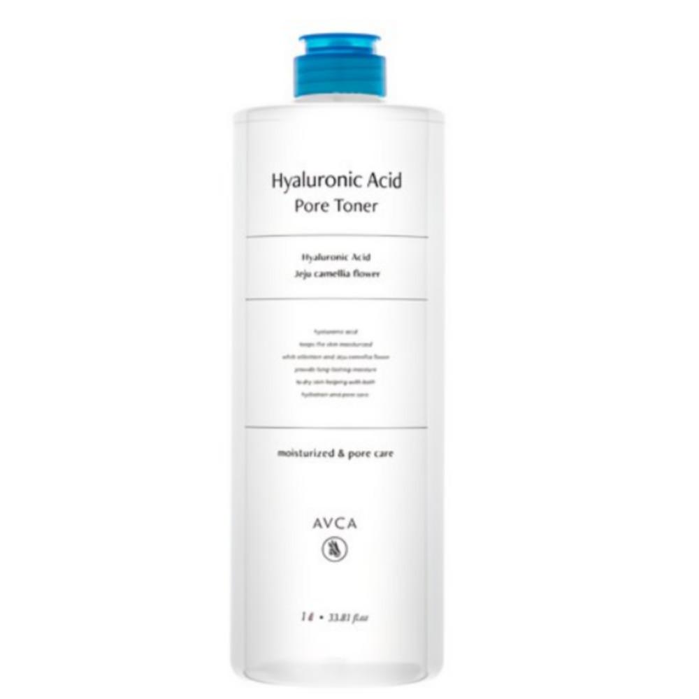AVCA Low Molecular Hyaluronic Acid Large Capacity Pore Toner 1000ml