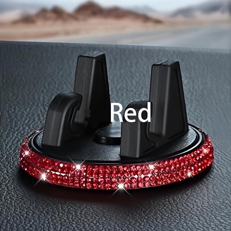 Colorful Upgraded Car Mobile Phone Holder with Diamond Inlay for Center Console, 360 Degree Rotatable Navigation Support Bracket