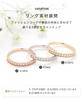 LEGAN Eternity Ring with Milgrain In Pink Size 18K Natural Diamond Engagement Wedding Made In Japan Gold, 7, Gold, Ring, Ring,