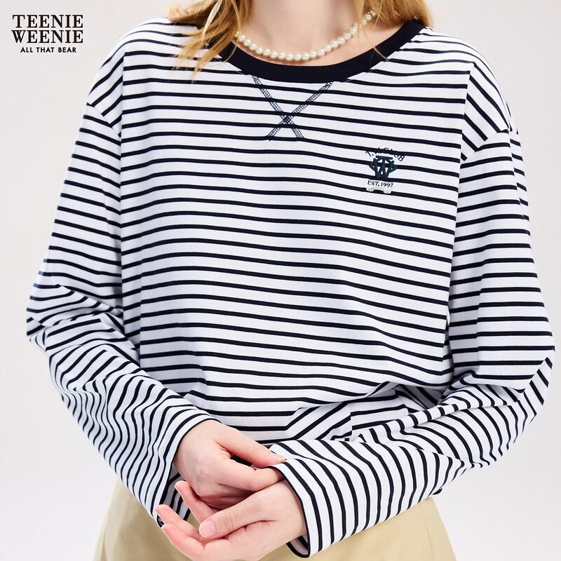 Teenie Weenie Women's Embroidered Long-Sleeve T-Shirt