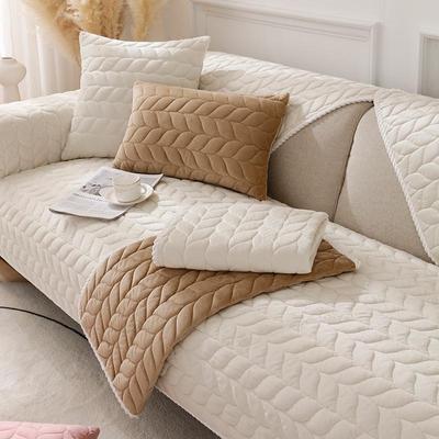 Jiajia Plüsch Sofakissen: Schlichtes Retro-Design für Herbst und Winter