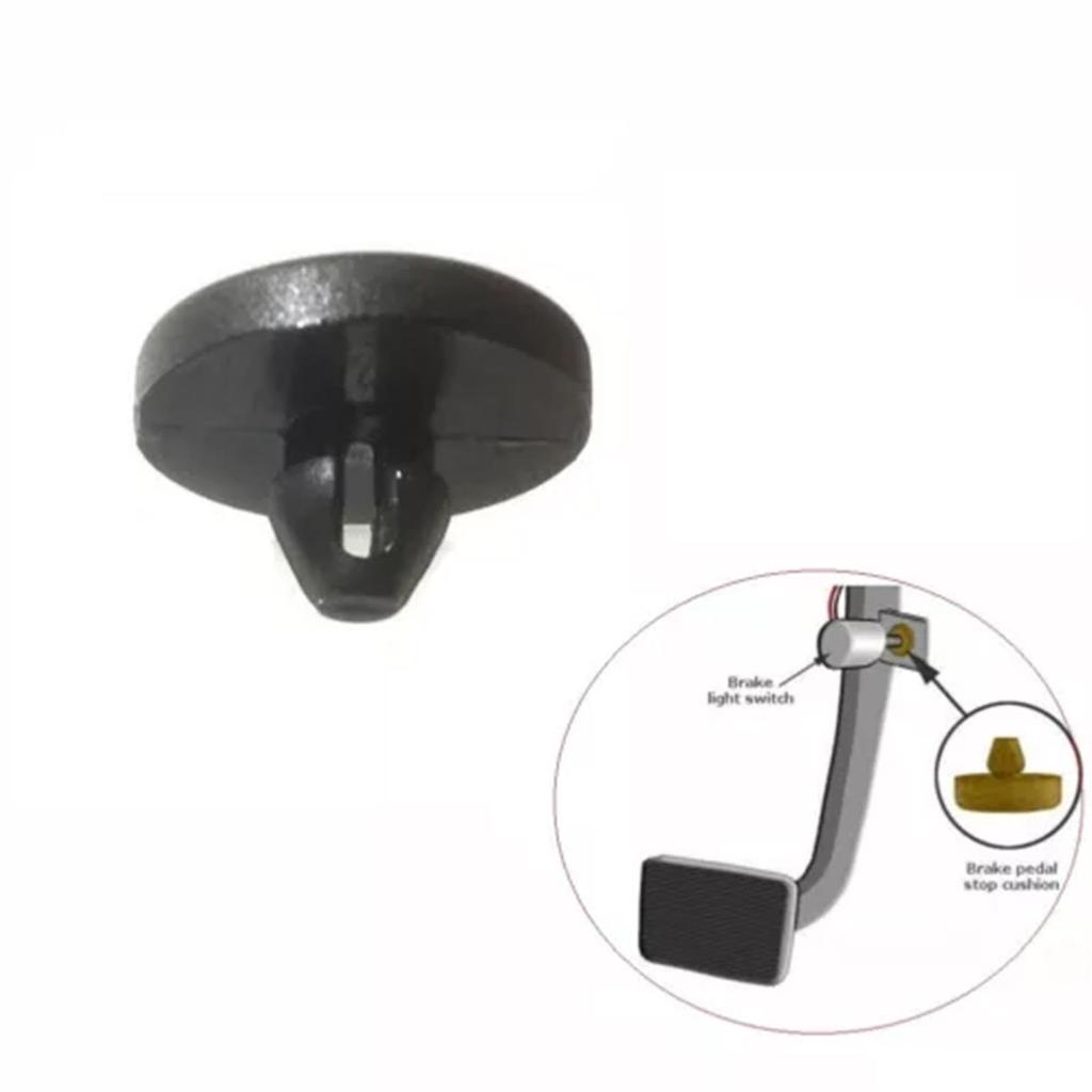 12 Pcs Brake Pedal Stop Pad Brake Switch Stopper, Car Brake Light Switch Stopper,