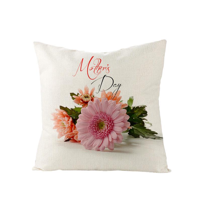 New Home Decoration Products Mother's Day Pillow Pillow Cover Polyester Sofa Cushion Cover