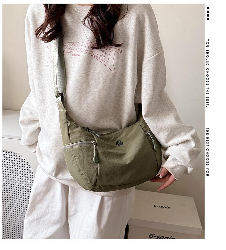 Xipeng Damenmode Croissant Crossbody Mondtasche