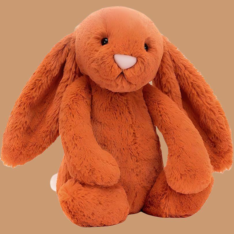 Jellycat Shy Tangerine Bunny Rabbit Cute Doll Plush 30cm