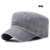 Adjustable Big Head Flat Hat Washed Cotton Middle-aged Dad Hat Retro Sun Hat  Men Women
