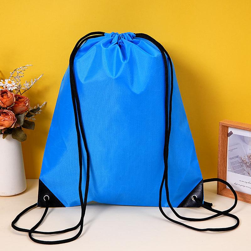 Waterproof 210D Oxford Polyester Sports Drawstring Bag