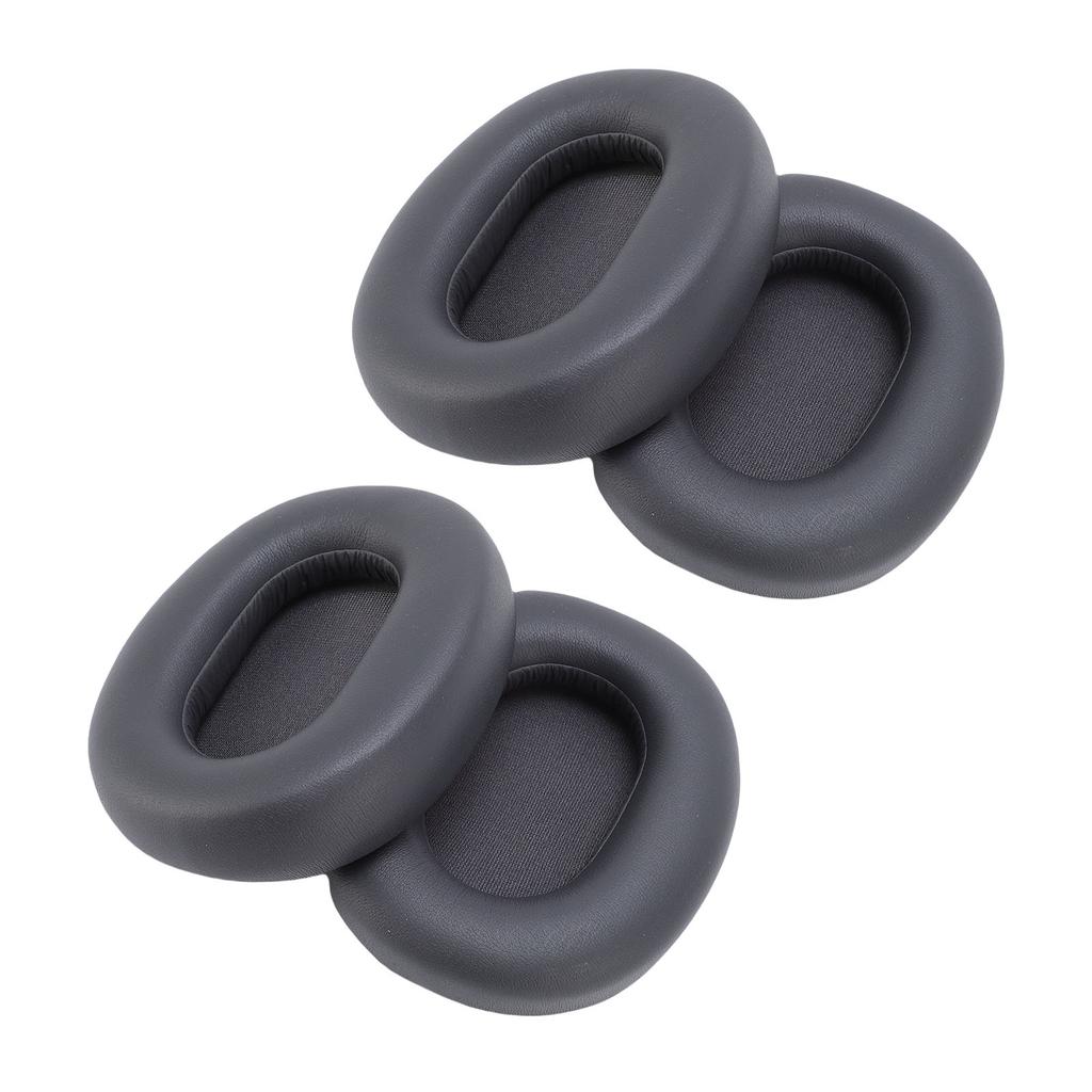 2 Pair Ear Pads Fit for W830NB Headphone Grey Protein Leather Foam Headset Replacement Ear Cushions