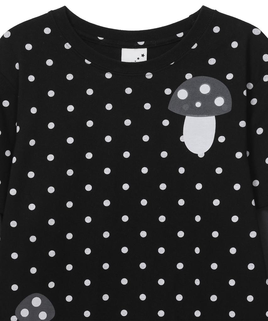 BAUF Mushroom Layered Long Sleeve [Black]