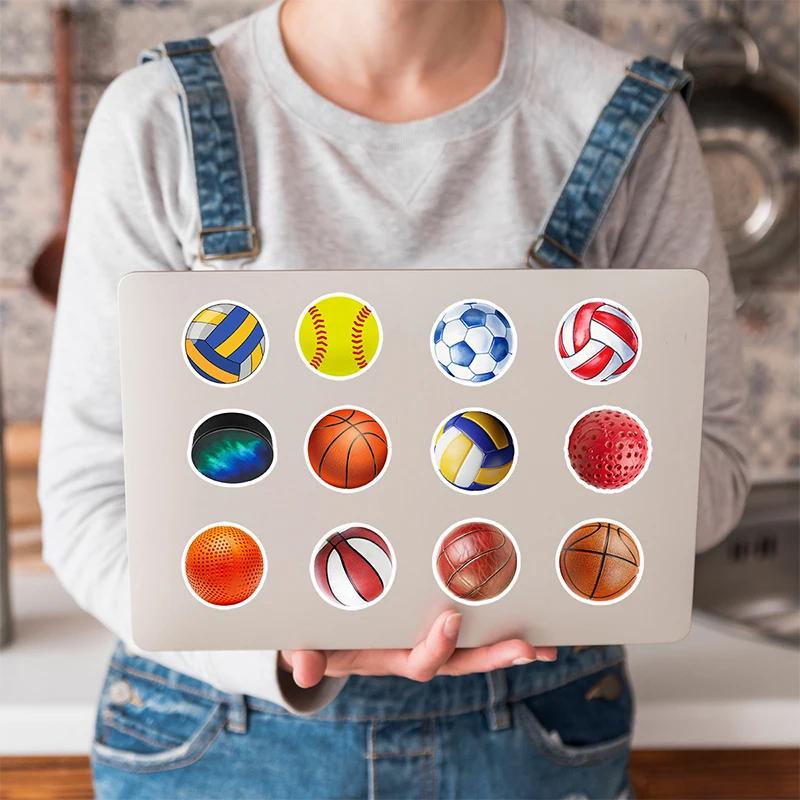High-Standard-Quality 50Pcs High-Quality Mixed High-Quality Sports High-Quality Stickers Collection Kit - High-Quality Basketball High-Quality