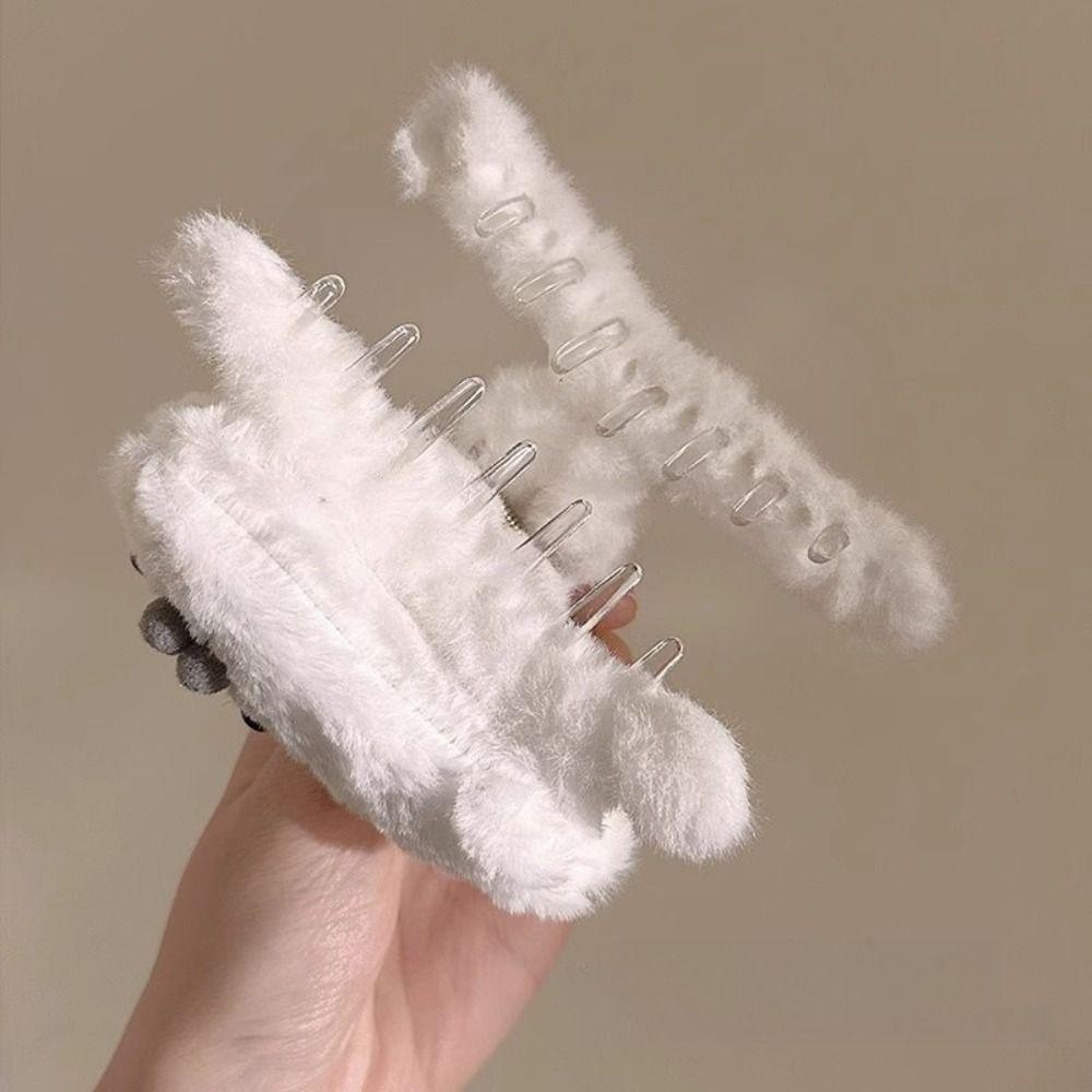 Personalized Animals Little Seal Hair Claw Cute White Hair Clip Headdress Hairpin Large Shark Clip Hair Accessories